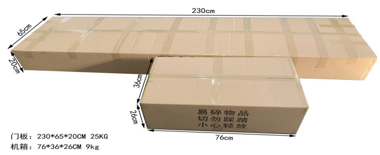 單區小門板包裝